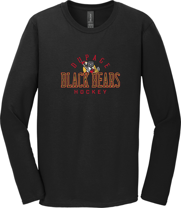 Dupage Black Bears Softstyle Long Sleeve T-Shirt