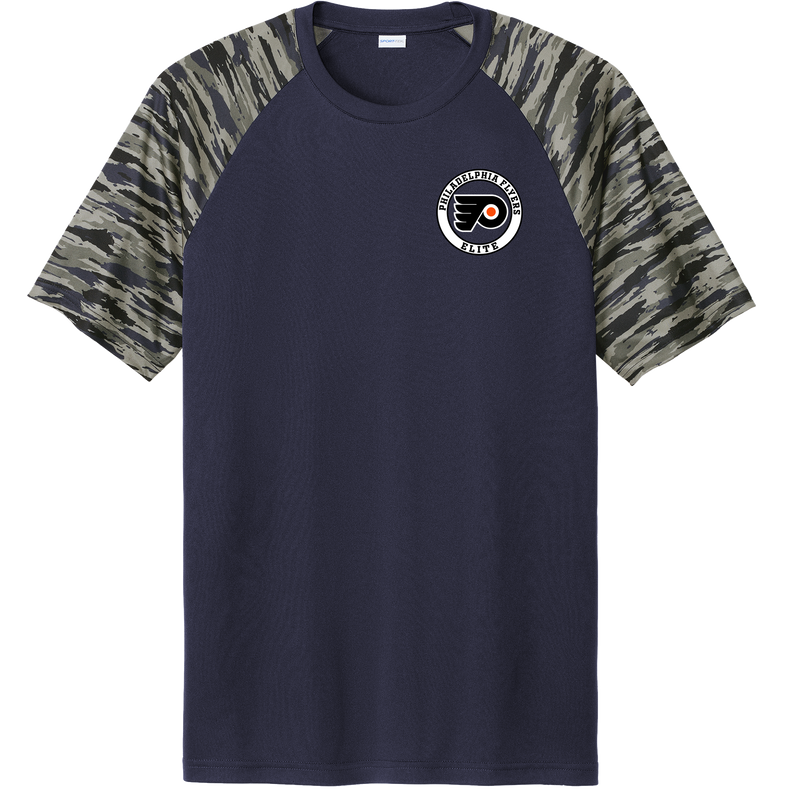 Philadelphia Flyers Elite Drift Camo Colorblock Tee