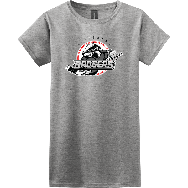 Allegheny Badgers Softstyle Ladies' T-Shirt