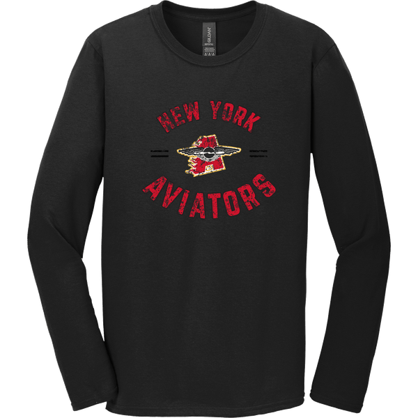 NY Aviators Softstyle Long Sleeve T-Shirt