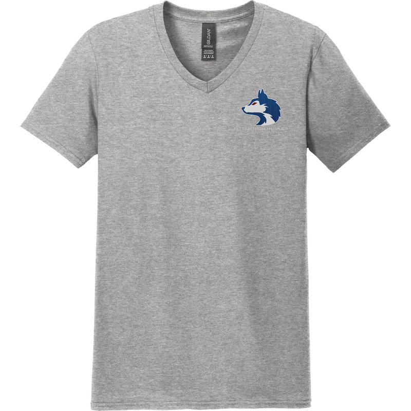 Pittsburgh Huskies Softstyle V-Neck T-Shirt