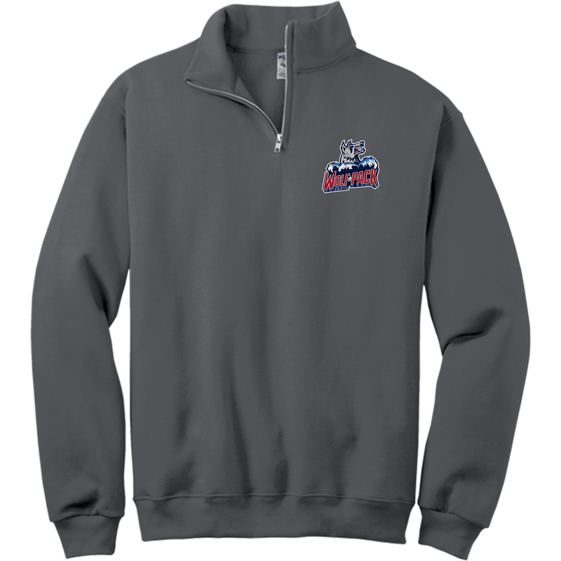 CT Wolfpack South NuBlend 1/4-Zip Cadet Collar Sweatshirt