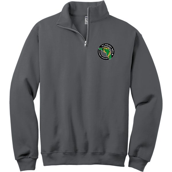 Florida Eels NuBlend 1/4-Zip Cadet Collar Sweatshirt