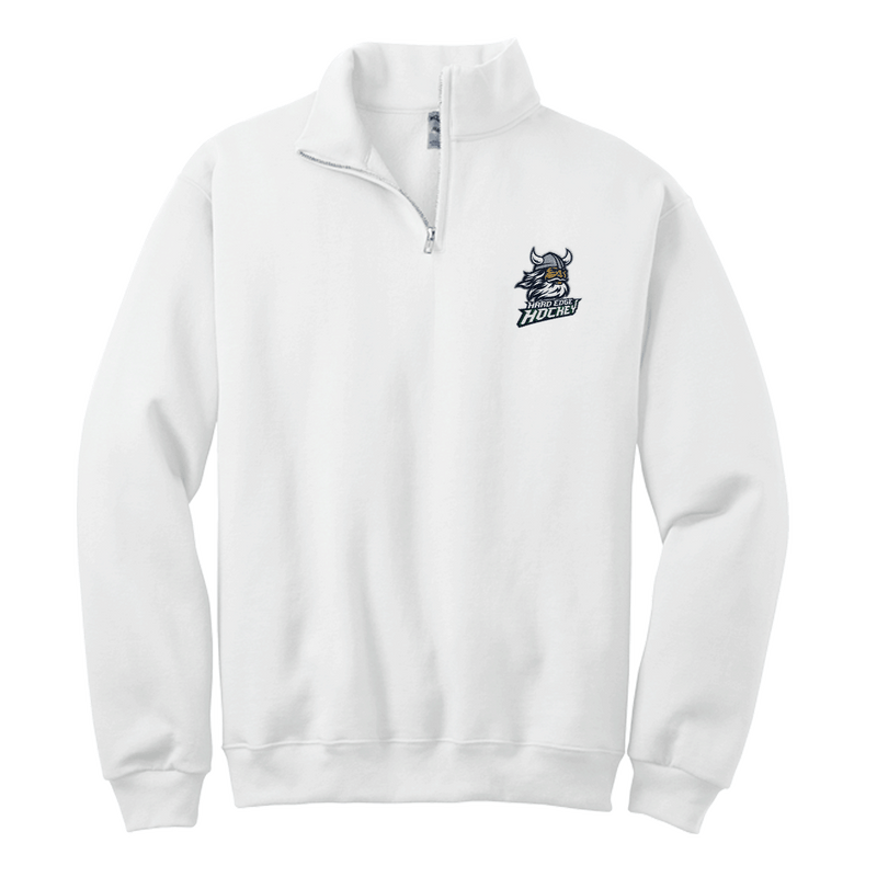 Hard Edge Hockey NuBlend 1/4-Zip Cadet Collar Sweatshirt