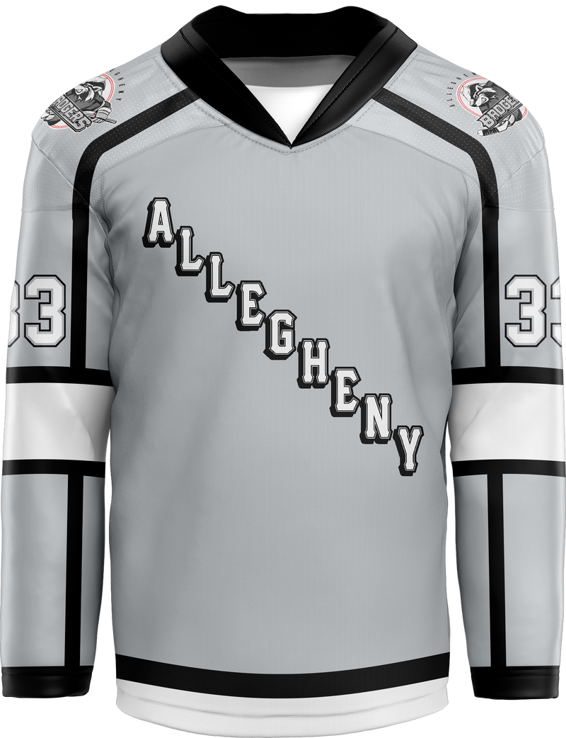 Allegheny Badgers Adult Player Sublimated Jersey