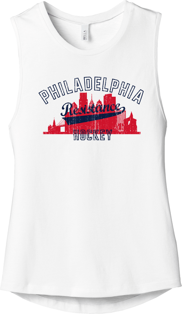 Philadelphia Resistance Womens Jersey Muscle Tank