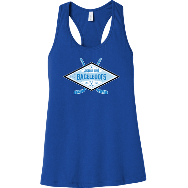 BagelEddi's Womens Jersey Racerback Tank