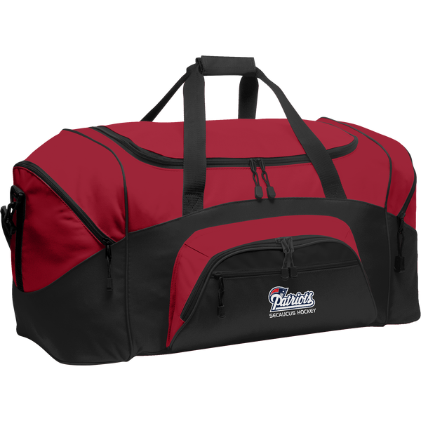 Secaucus Patriots Standard Colorblock Sport Duffel