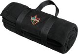 Delaware Ducks Fleece Blanket with Carrying Strap