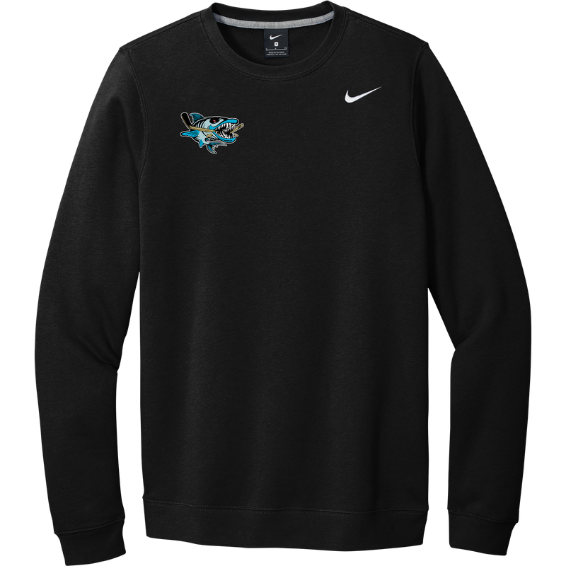 Boca Barracudas Nike Club Fleece Crew