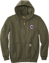 Manalapan Hockey Carhartt Midweight Hooded Zip-Front Sweatshirt