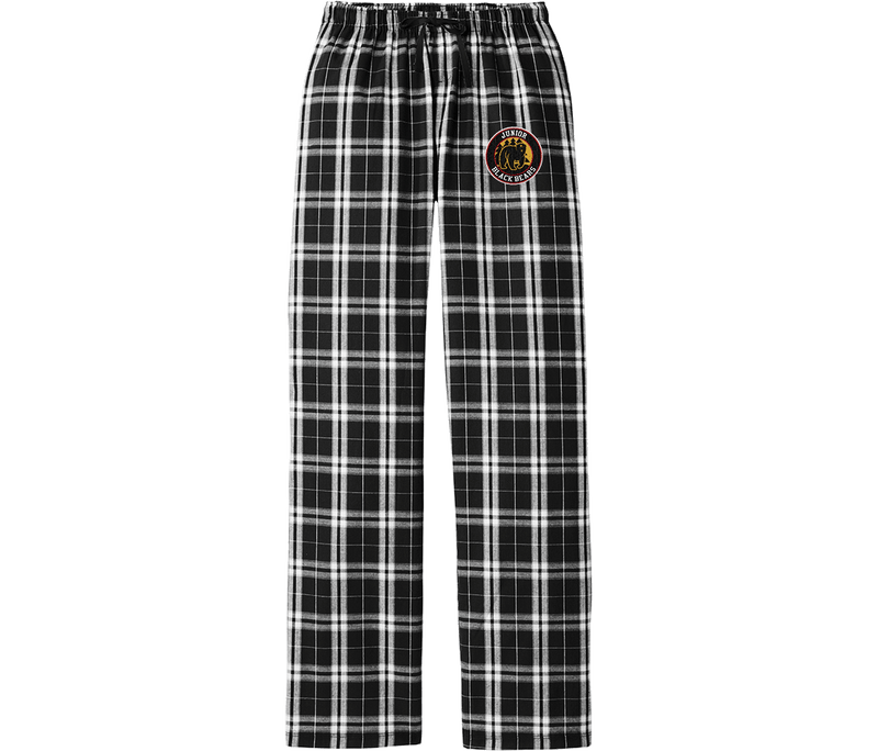 MD Jr. Black Bears Women's Flannel Plaid Pant