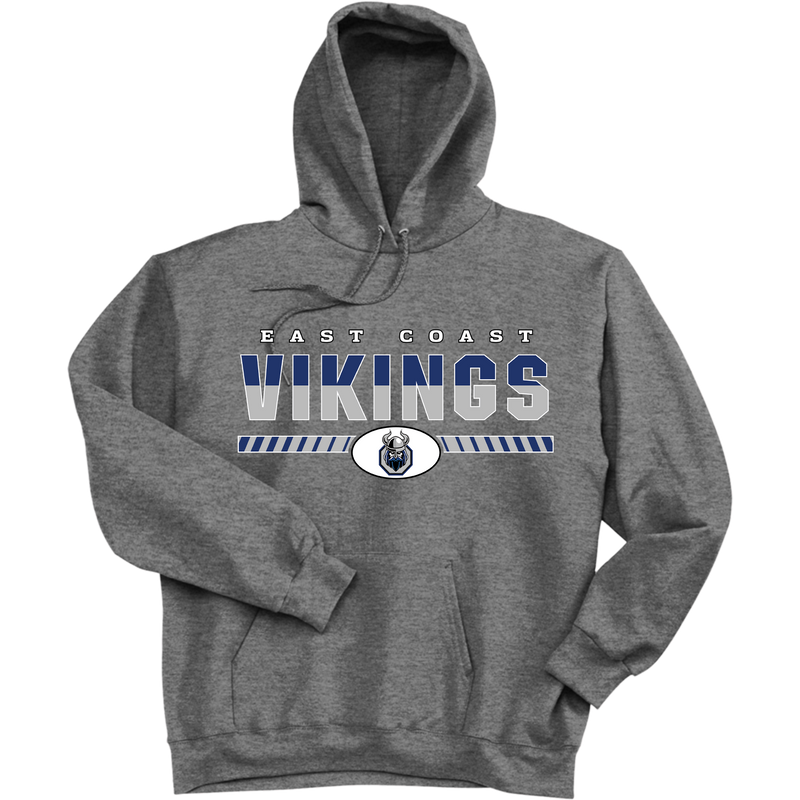 East Coast Vikings (Mens) Ultimate Cotton - Pullover Hooded Sweatshirt