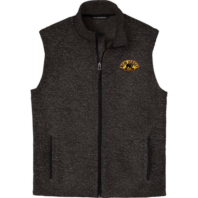 NJ Bears Sweater Fleece Vest