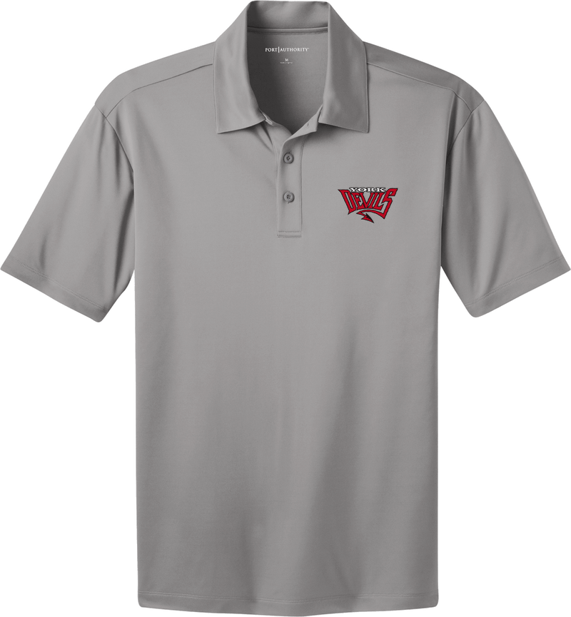 York Devils Adult Silk Touch Performance Polo