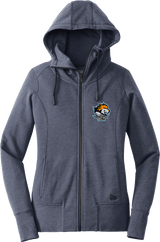 Woodridge Wild New Era Ladies Tri-Blend Fleece Full-Zip Hoodie