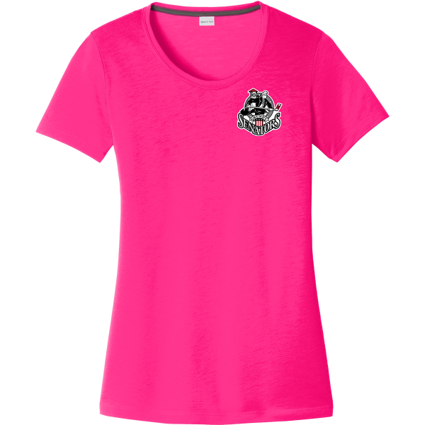 Grundy Senators Ladies PosiCharge Competitor Cotton Touch Scoop Neck Tee