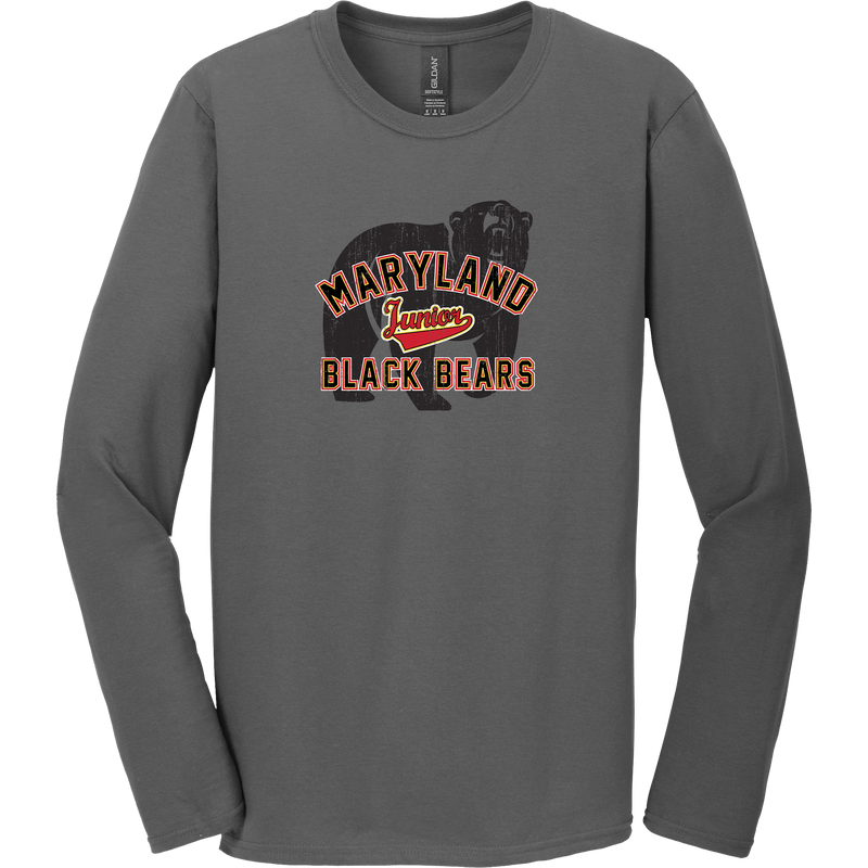 MD Jr. Black Bears Softstyle Long Sleeve T-Shirt