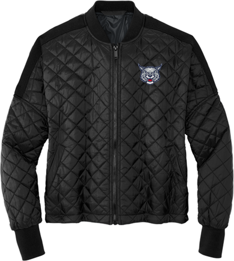 CT Bobcats Mercer+Mettle Womens Boxy Quilted Jacket