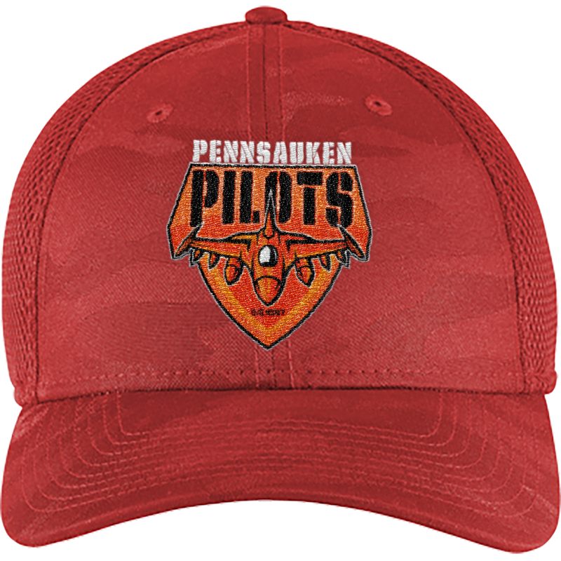 Pennsauken Pilots New Era Tonal Camo Stretch Tech Mesh Cap