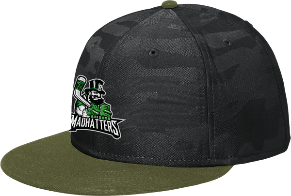 Atlanta Madhatters New Era Camo Flat Bill Snapback Cap