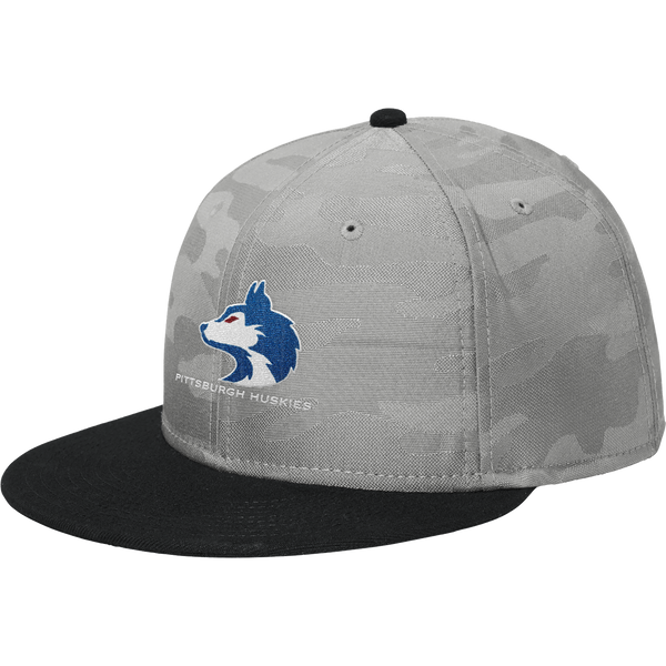 Pittsburgh Huskies New Era Camo Flat Bill Snapback Cap