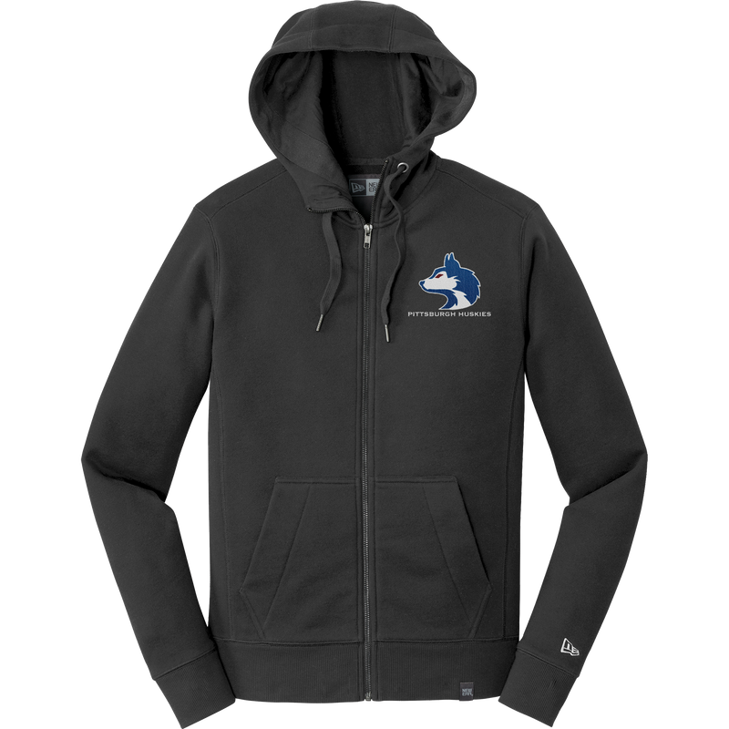 Pittsburgh Huskies New Era French Terry Full-Zip Hoodie