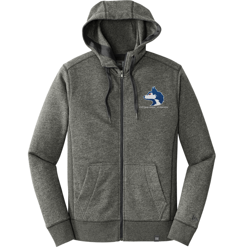 Pittsburgh Huskies New Era French Terry Full-Zip Hoodie