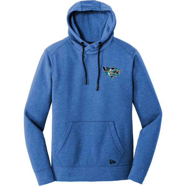 Boca Barracudas New Era Tri-Blend Fleece Pullover Hoodie