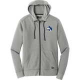 Pittsburgh Huskies New Era Tri-Blend Fleece Full-Zip Hoodie