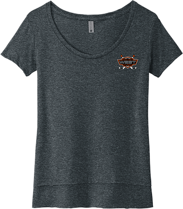 Orange County West Womens Festival Scoop Neck Tee