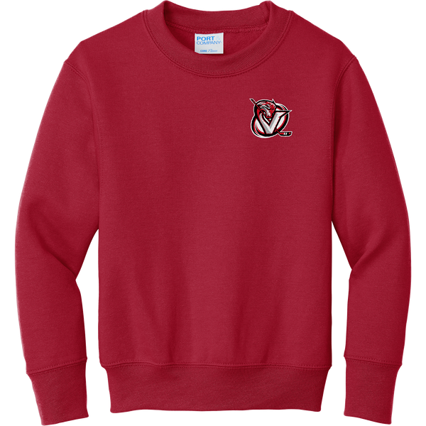 Venom Hockey Club Youth Core Fleece Crewneck Sweatshirt