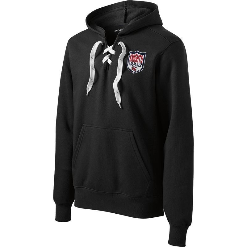 Knights Youth Football Lace Up Pullover Hooded Sweatshirt