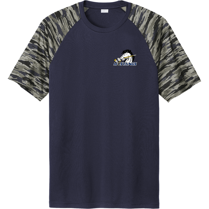 Mid-State Mustangs Drift Camo Colorblock Tee