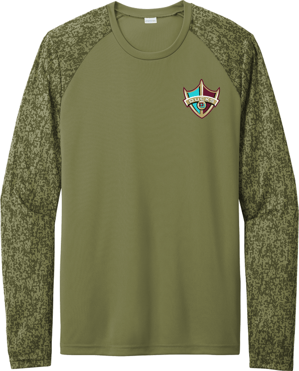 Delaware Ducks Long Sleeve Digi Camo Tee