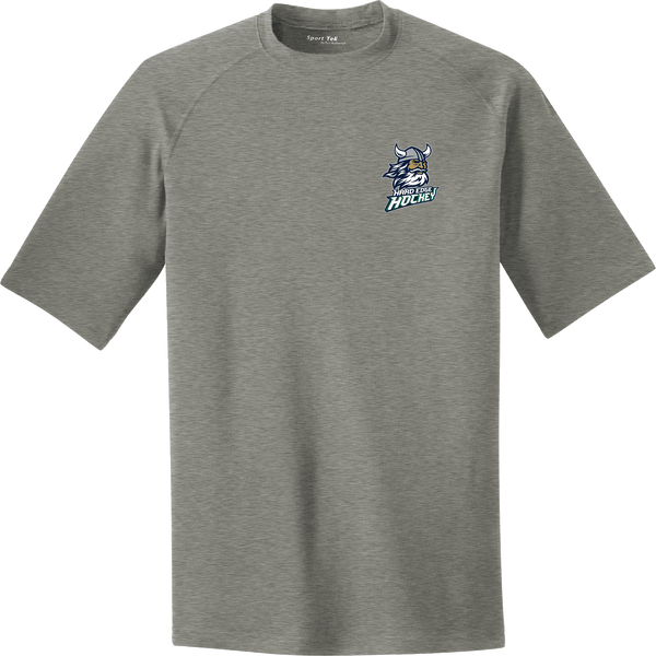 Hard Edge Hockey PosiCharge Tri-Blend Wicking Raglan Tee