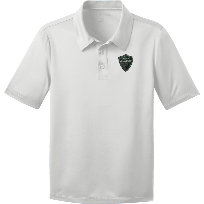 Lansing Senators Youth Silk Touch Performance Polo