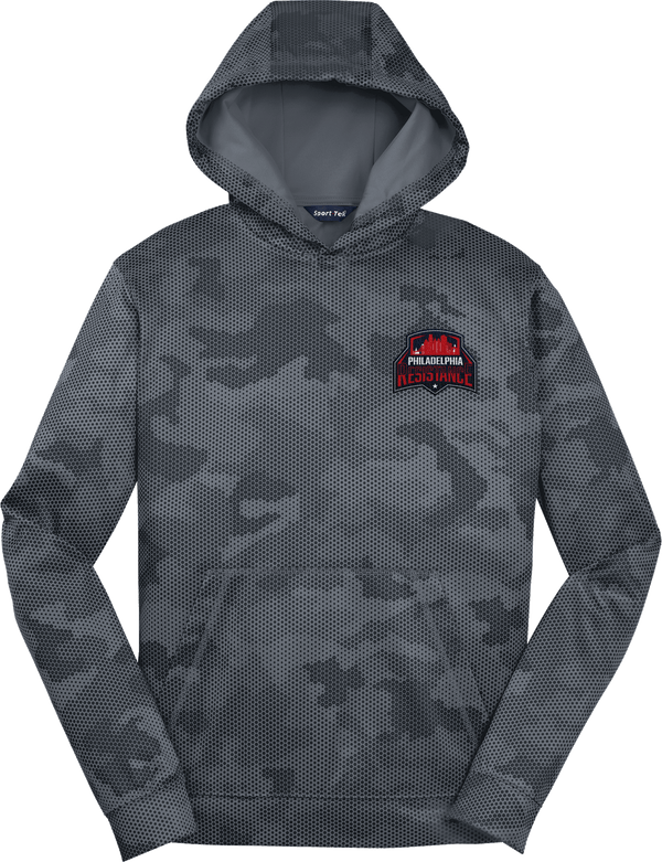 Philadelphia Resistance Youth Sport-Wick CamoHex Fleece Hooded Pullover